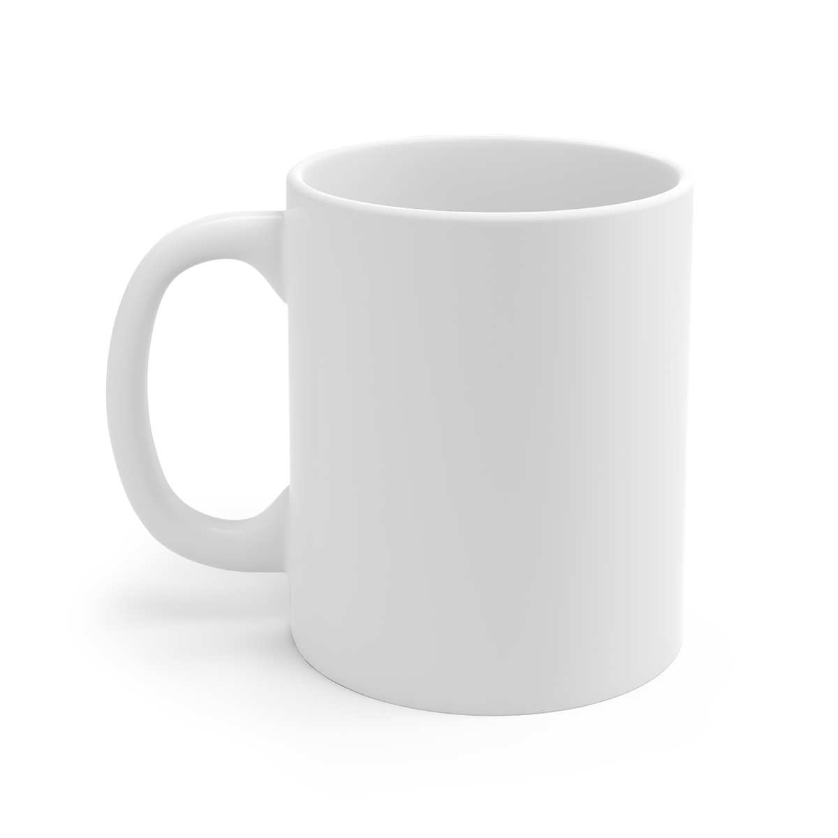 AMP "By Any Means Possible" White Mug - alternate angle 2, merchandise